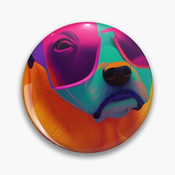 Item preview, Colorful popart dog with cool sunglasses designed and sold by Neo-Expression.