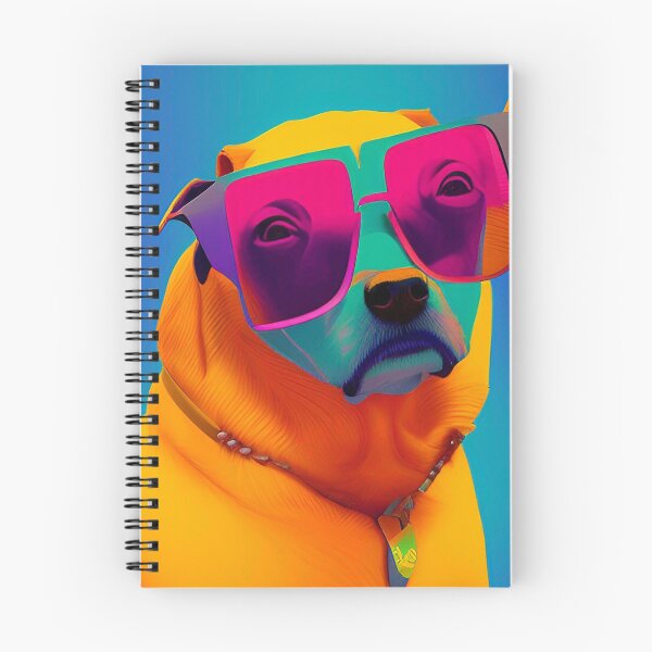 Item preview, Colorful popart dog with cool sunglasses designed and sold by Neo-Expression.