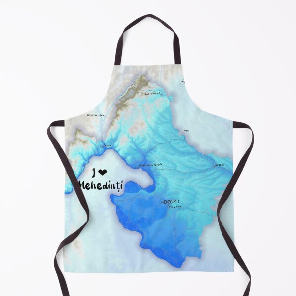 Item preview, Mehedinți County Map, România designed and sold by maptheclouds.