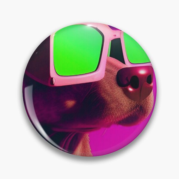 Item preview, Colorful popart dog with cool sunglasses designed and sold by Neo-Expression.