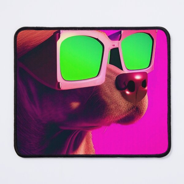 Item preview, Colorful popart dog with cool sunglasses designed and sold by Neo-Expression.