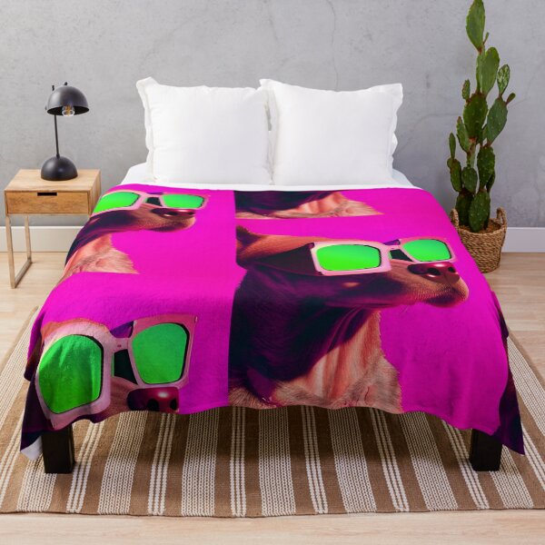 Item preview, Colorful popart dog with cool sunglasses designed and sold by Neo-Expression.