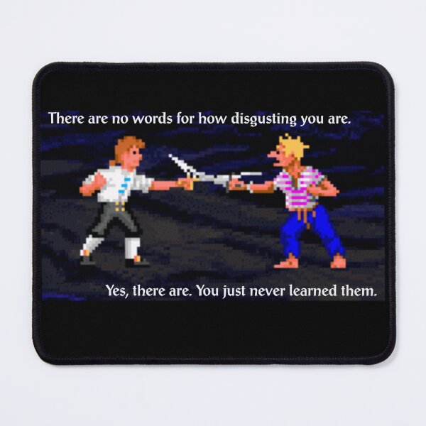 Item preview, Monkey Island - Insult Sword Fighting designed and sold by leonarth.
