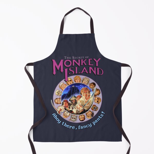 Item preview, Secret of Monkey Island - AHOY THERE FANCY PANTS! Classic MS-DOS point and click graphic adventure game! designed and sold by RetroTeeStudio.