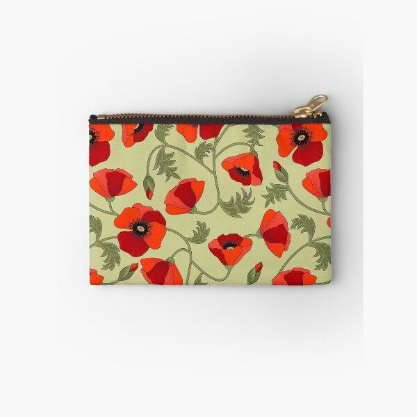 Item preview, Poppies for 16 x 16 pillows designed and sold by Judit Gueth.