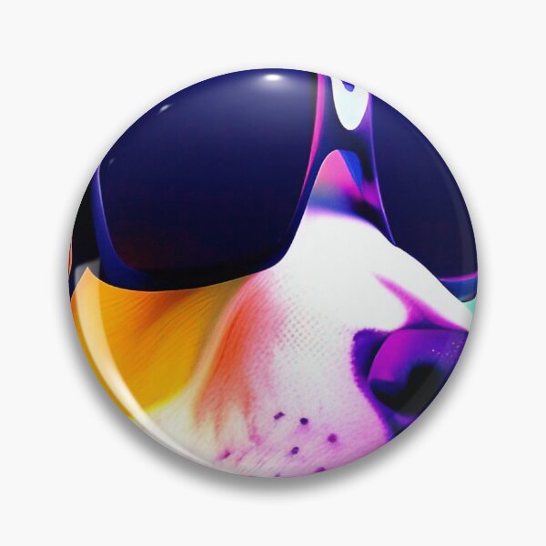 Item preview, Colorful popart dog with cool sunglasses designed and sold by Neo-Expression.