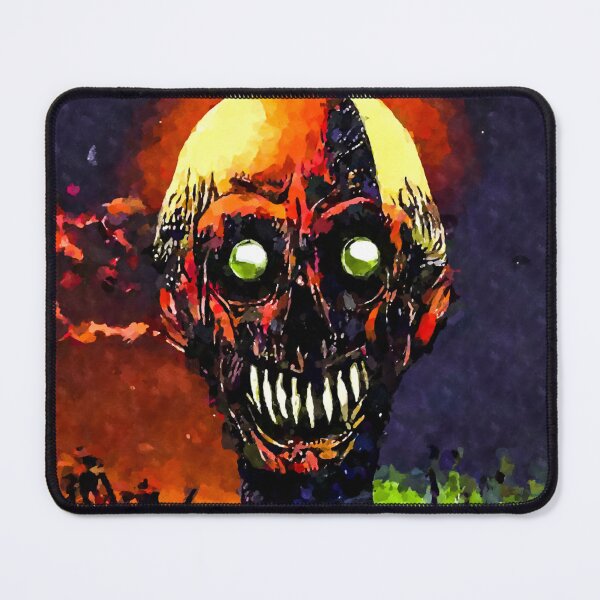 Item preview, Smiling zombie horror painting  designed and sold by shrolts.