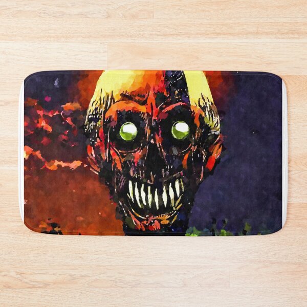 Item preview, Smiling zombie horror painting  designed and sold by shrolts.