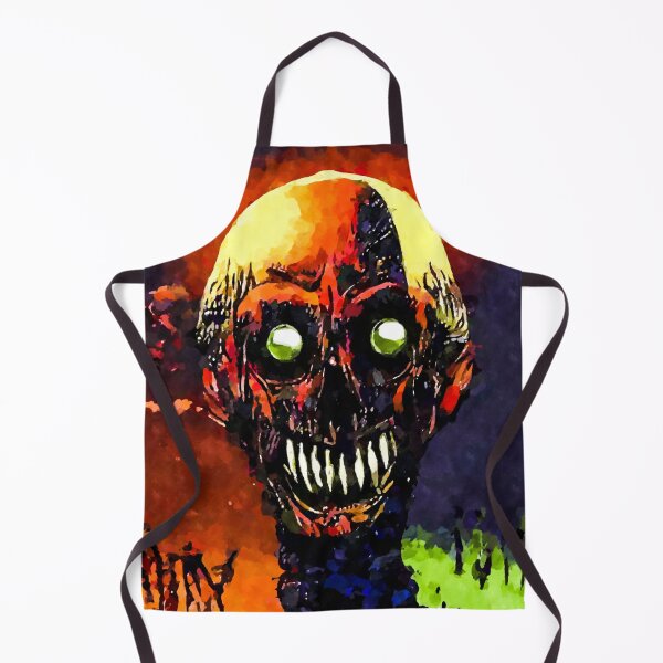 Item preview, Smiling zombie horror painting designed and sold by shrolts.