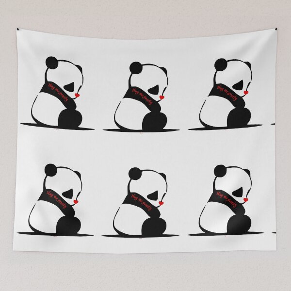 Item preview, A sad panda needs a gentle hug designed and sold by MyWay-Bilja.