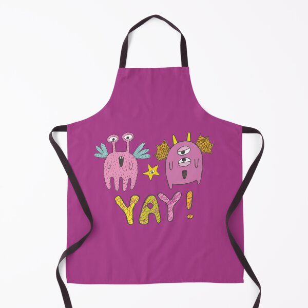 Item preview, Two Pink Monsters Yay! designed and sold by KOTOdesign.