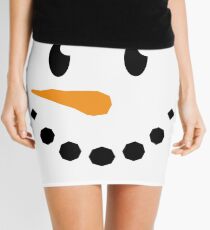 Snowman face Mini Skirt