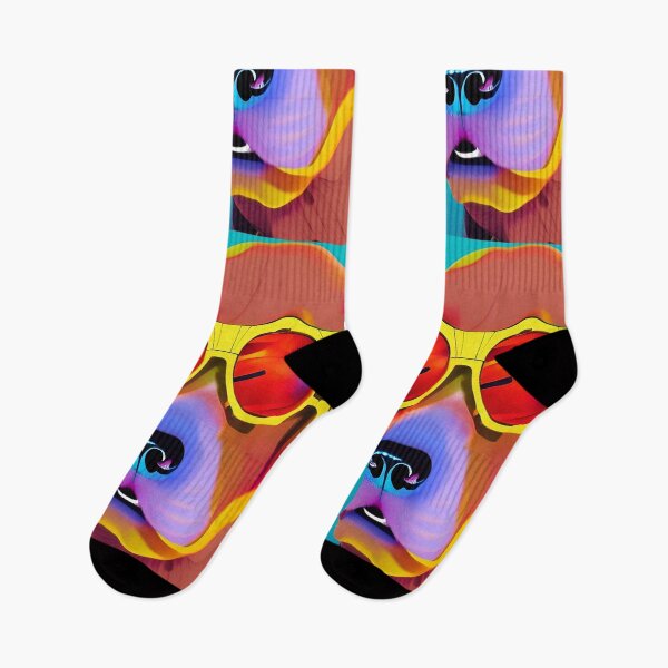 Item preview, Colorful popart dog with cool sunglasses designed and sold by Neo-Expression.