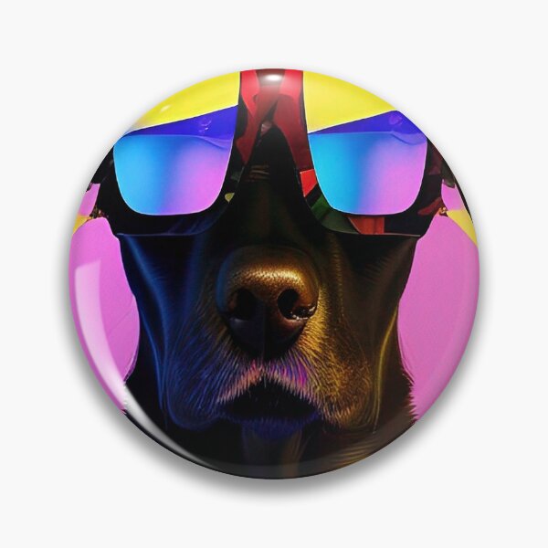 Item preview, Colorful popart dog with cool sunglasses designed and sold by Neo-Expression.