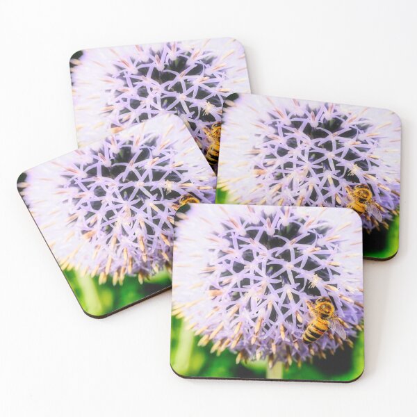 Item preview, Bee On Small Globe Thistle 6 designed and sold by Robert Alsop.