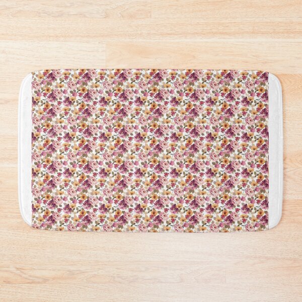Item preview, beautiful traditional floral pink-purple pattern design (inspired by india) designed and sold by Vkhandekar.