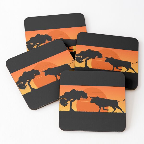 Item preview, Bull Art Cute Bull Sunset Vintage For Animals Lover Funnu Bull Gift Idea designed and sold by Thecitiesstore.