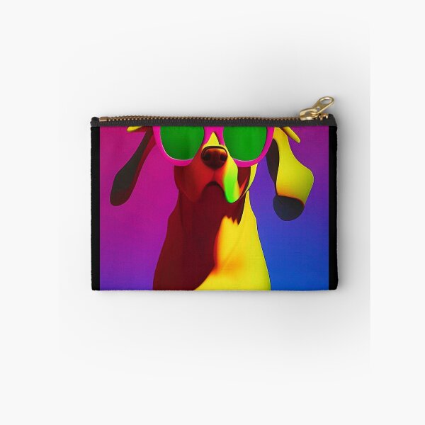 Item preview, Colorful popart dog with cool sunglasses designed and sold by Neo-Expression.