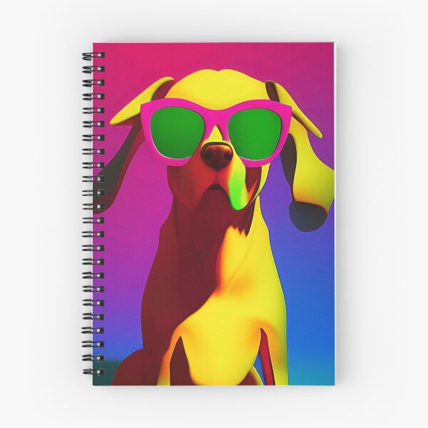 Item preview, Colorful popart dog with cool sunglasses designed and sold by Neo-Expression.