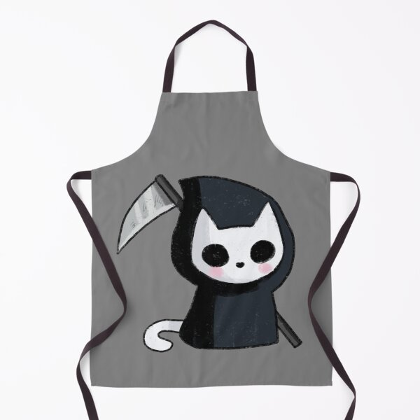 Item preview, Grim reaper cat art designed and sold by Mayarart.
