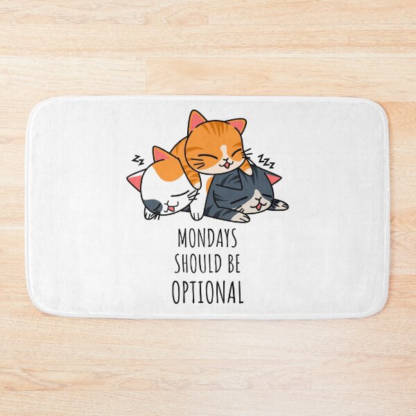 Item preview, Furry Friends and Optional Mondays designed and sold by PeonyPeak.