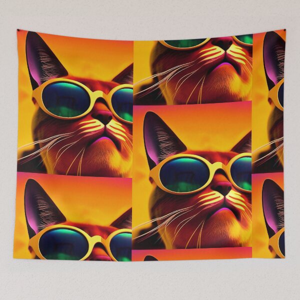 Artikelvorschau, Bunte Katzen Popart entworfen und verkauft von Neo-Expression.
