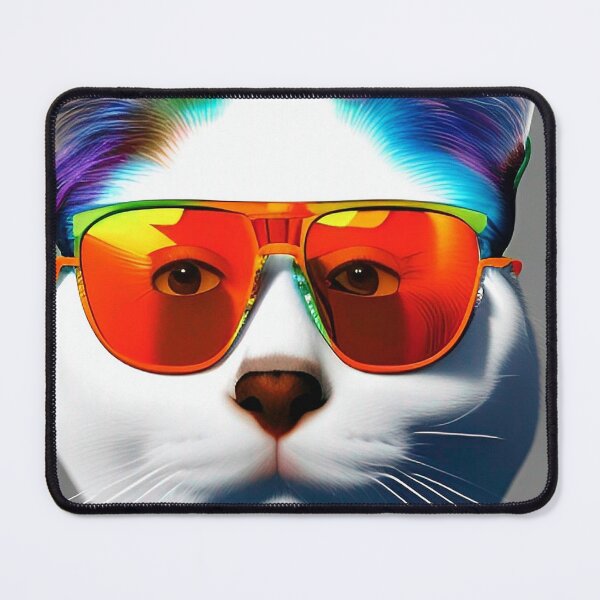 Item preview, Colorful cats popart wearing sunglasses designed and sold by Neo-Expression.