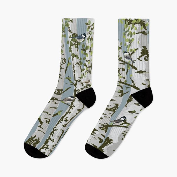 Item preview, Native birds - titmouse forest designed and sold by perfektdesign.
