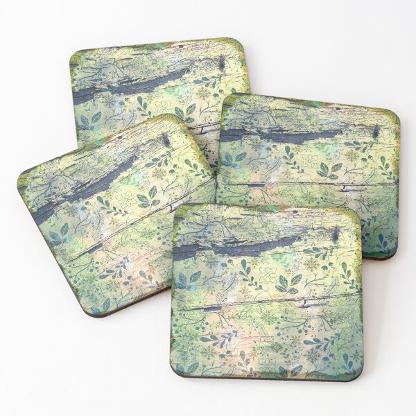 Item preview, Antique Faded Watercolor on Wood designed and sold by marknprints.