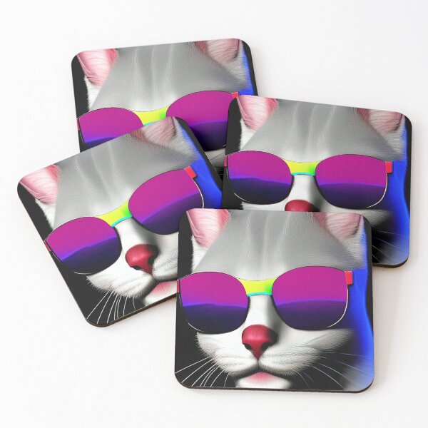 Item preview, Colorful cats popart designed and sold by Neo-Expression.