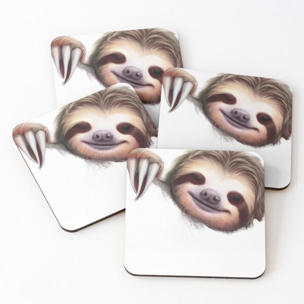 Item preview, Cute Sloth Drawing designed and sold by WeHeartAnimals.