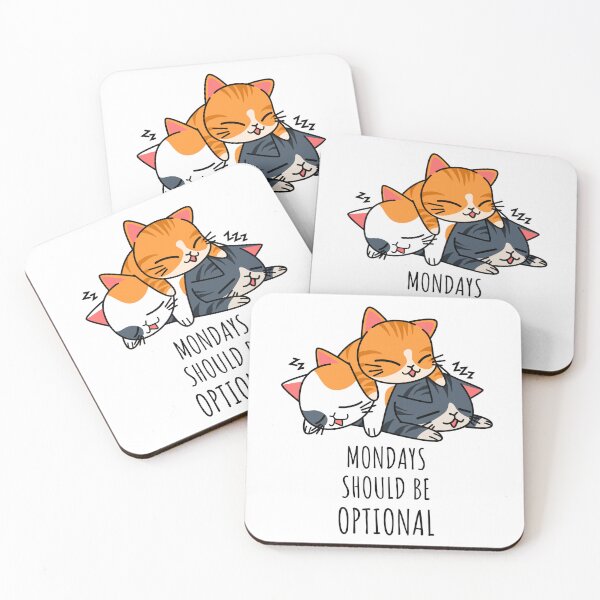 Item preview, Furry Friends and Optional Mondays designed and sold by PeonyPeak.