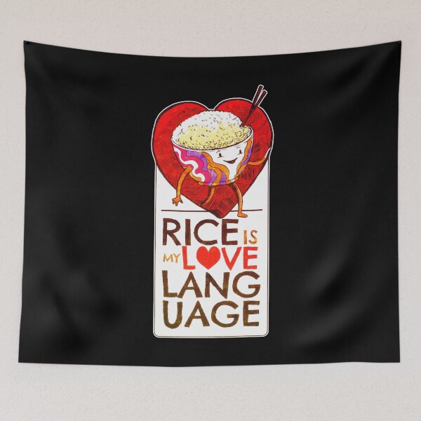 Item preview, Rice is my love language. designed and sold by IlustradoArts.