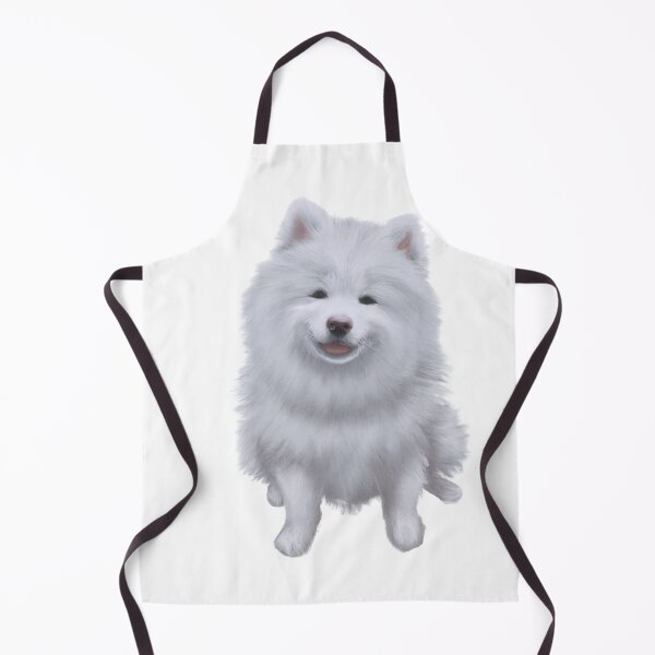 Item preview, Cute Samoyed Drawing designed and sold by WeHeartAnimals.