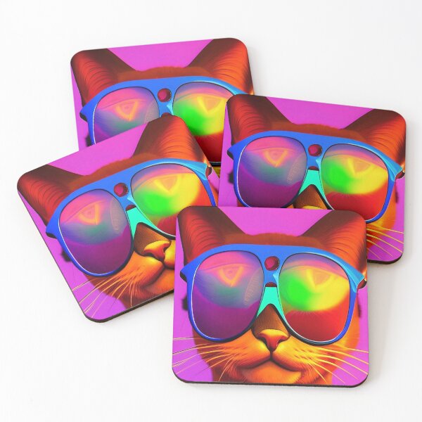 Item preview, Colorful cats popart designed and sold by Neo-Expression.