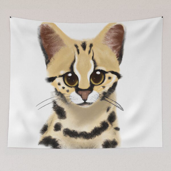 Item preview, Cute Margay Drawing designed and sold by WeHeartAnimals.