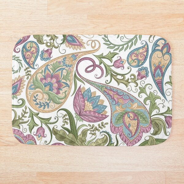 Item preview, hand print block beautiful intricate floral designed and sold by Vkhandekar.