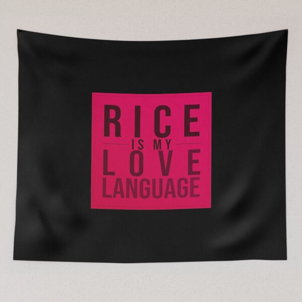 Item preview, Rice is my love language.  designed and sold by IlustradoArts.