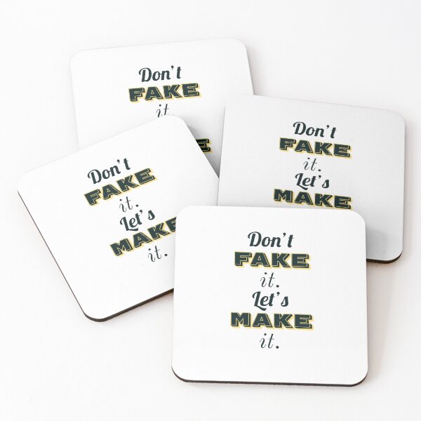 Item preview, Don't fake it, Let's make it | Be real | Be pure | Authentic | K367 |  designed and sold by K367.