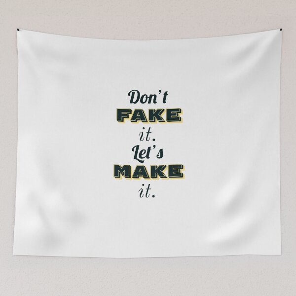 Item preview, Don't fake it, Let's make it | Be real | Be pure | Authentic | K367 |  designed and sold by K367.