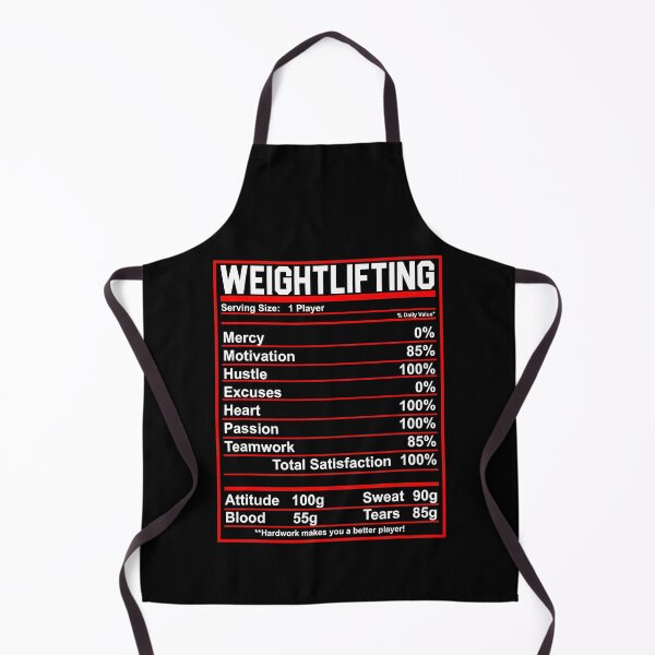 Item preview, Funny Weightlifting Nutrition Facts Bodybuilding designed and sold by GeorgiHeyward.