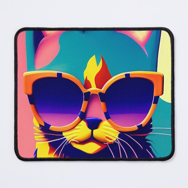 Item preview, Colorful cats popart designed and sold by Neo-Expression.