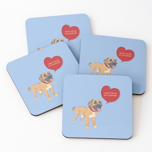 Item preview, Woof You Be My Valentine? Romantic Boerboel Dog designed and sold by SeasonalDogs.
