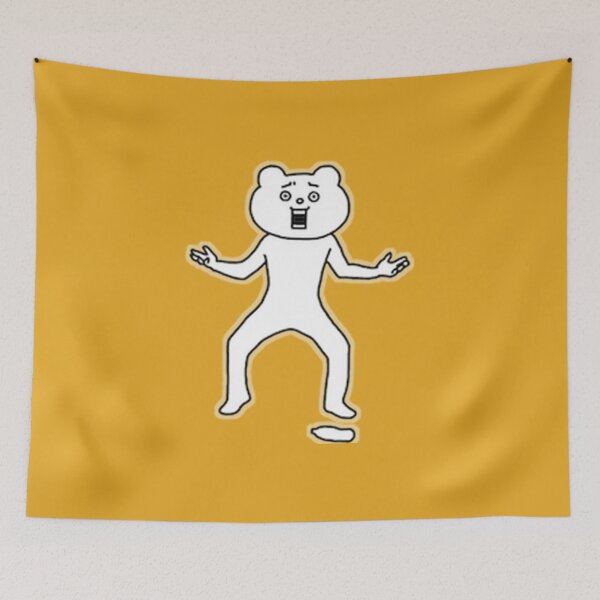 Item preview, Funny Meme White Bear Emoji designed and sold by swearnoodles.