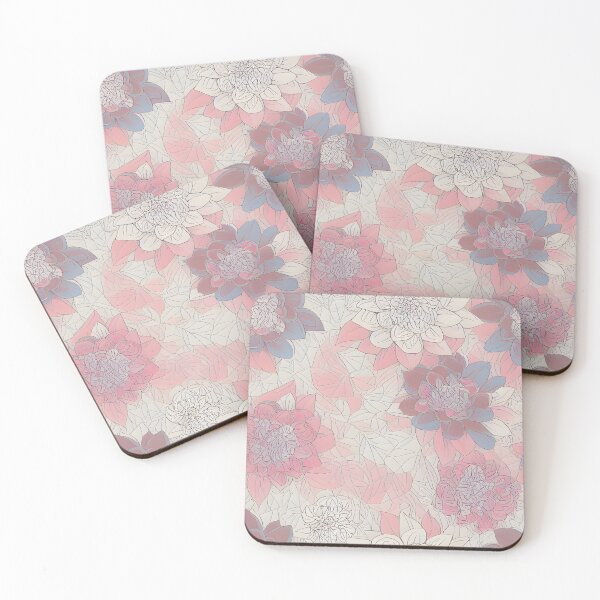 Item preview, Abstract pastel floral pattern designed and sold by CasualMadness.