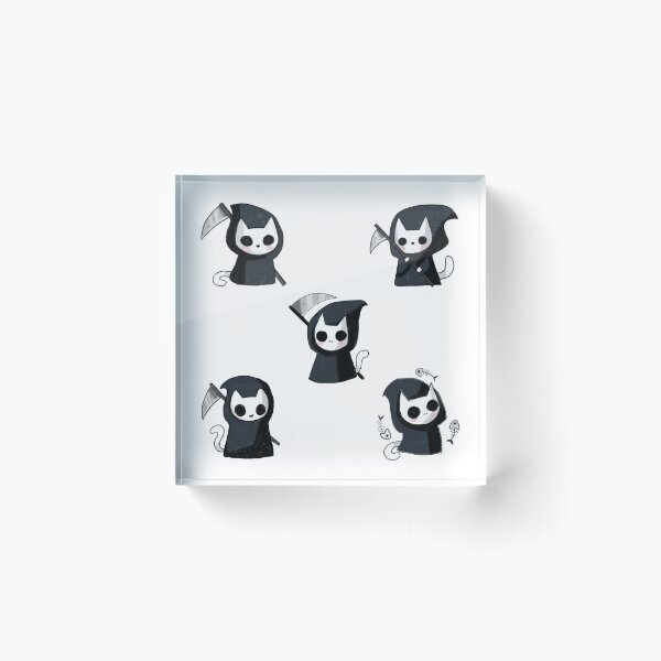Item preview, Paquete de gatos Grim Reaper designed and sold by Mayarart.