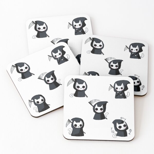 Item preview, Grim reaper cats pack designed and sold by Mayarart.