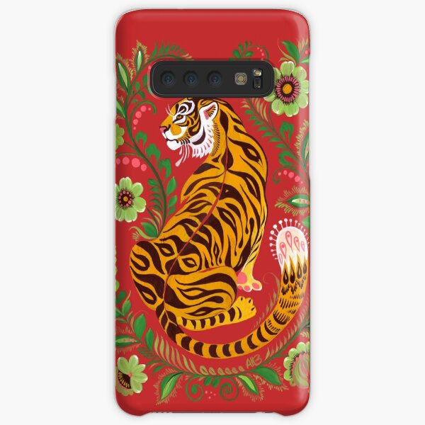 Tiger Folk Art Samsung Galaxy Snap Case