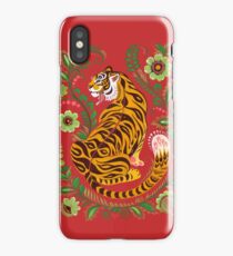 Tiger Folk Art iPhone Case