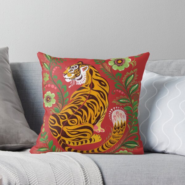 Item preview, Tiger Folk Art designed and sold by Anna Bucciarelli.